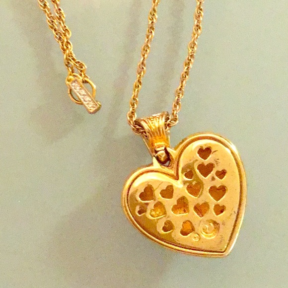 AUTHENTIC SWAROVSKI HEART PENDANT & ROPE CHAIN - Picture 3 of 7